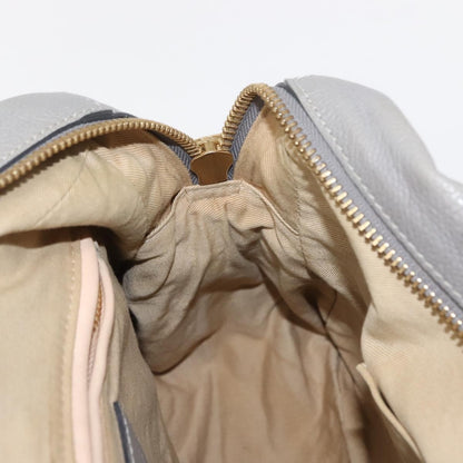 Chloe Paraty Top Handle Bag Leather, GRAY, LEATHER, Handbag