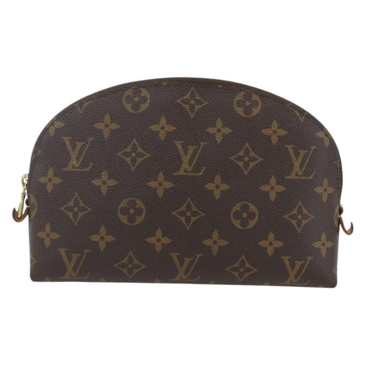 Louis Vuitton Cosmetic Pouch Monogram Canvas, BROWN, CANVAS, Clutche & pouche