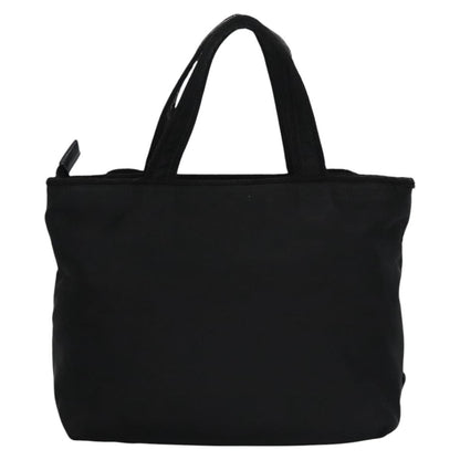 Prada Logo Bow Tote Tessuto, BLACK, NYLON, Tote bag