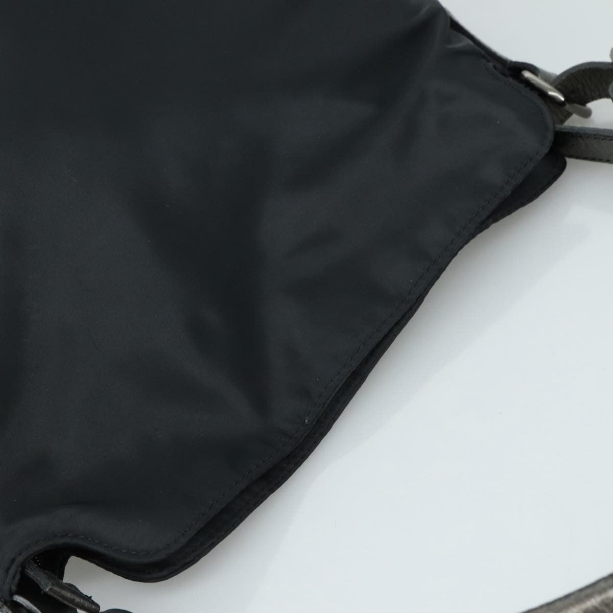 Burberry Vintage Shoulder Bag Nylon, BLACK, NYLON, Shoulder bag