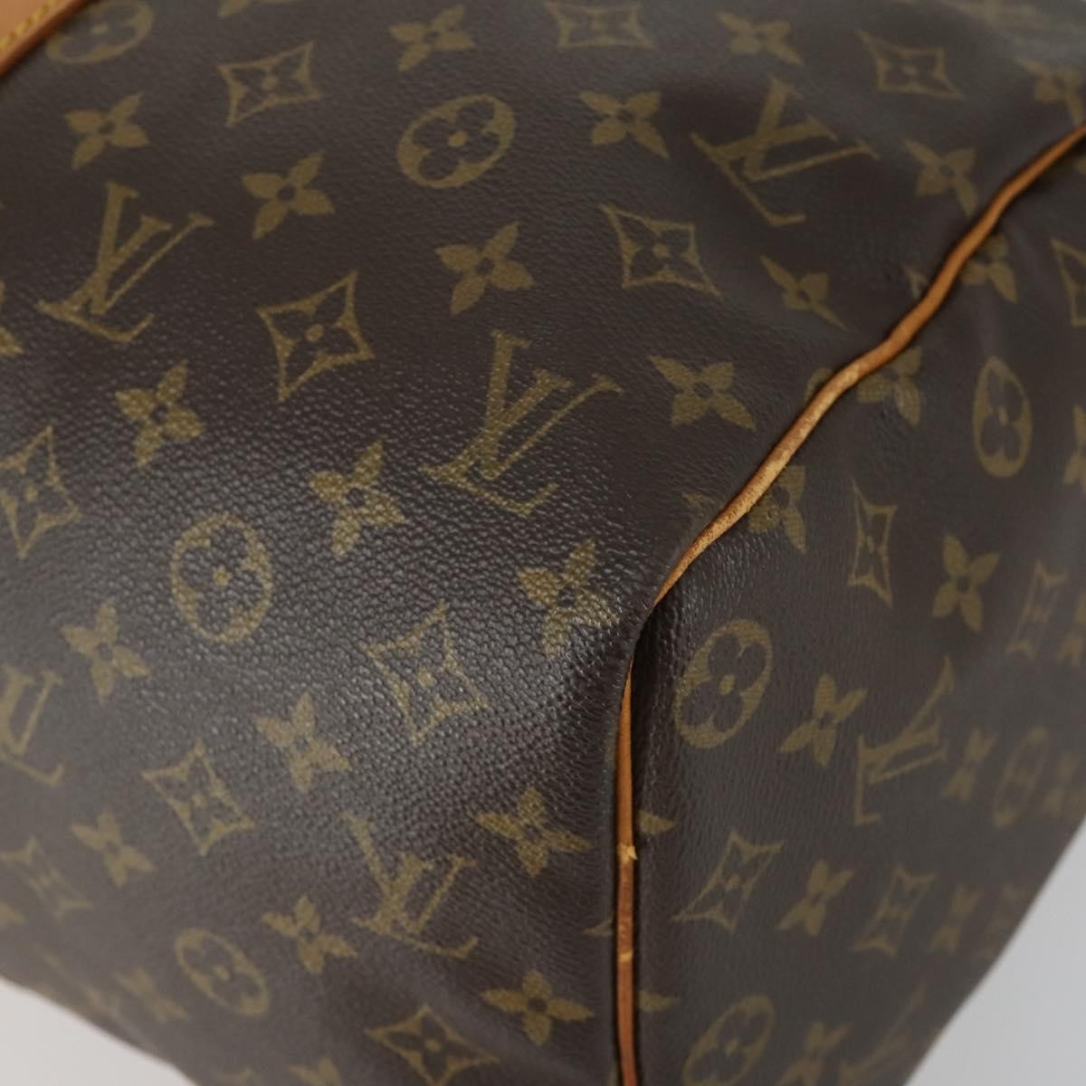 Louis Vuitton Keepall Bag Monogram Canvas, BROWN, CANVAS, Travel bag
