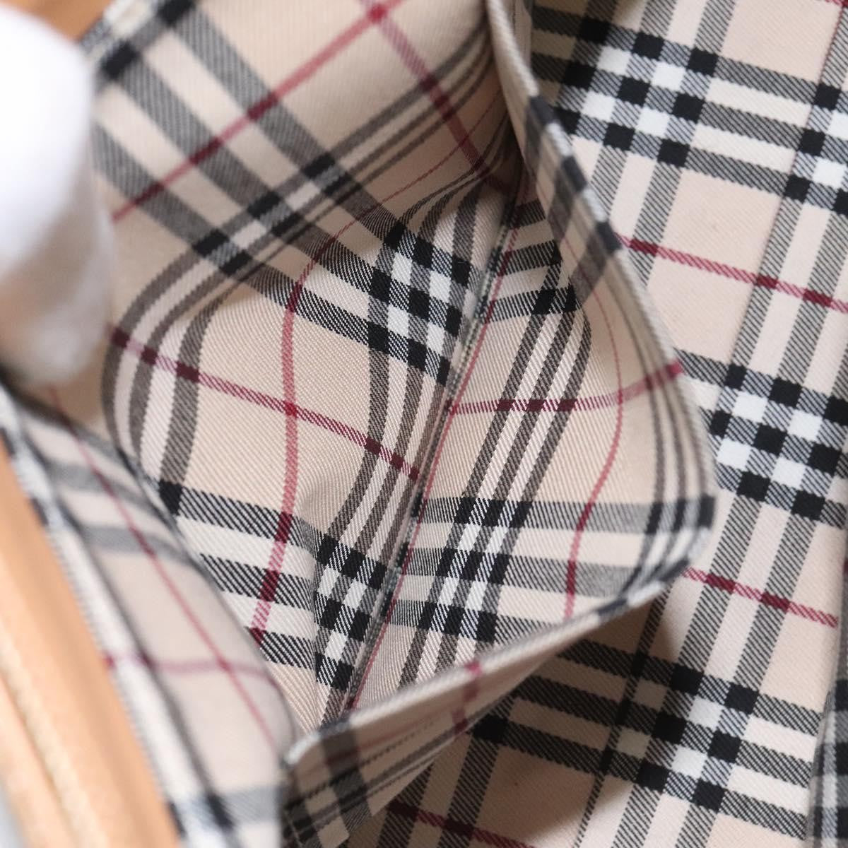 Burberry Vintage Handbag Leather, BEIGE, LEATHER, Handbag