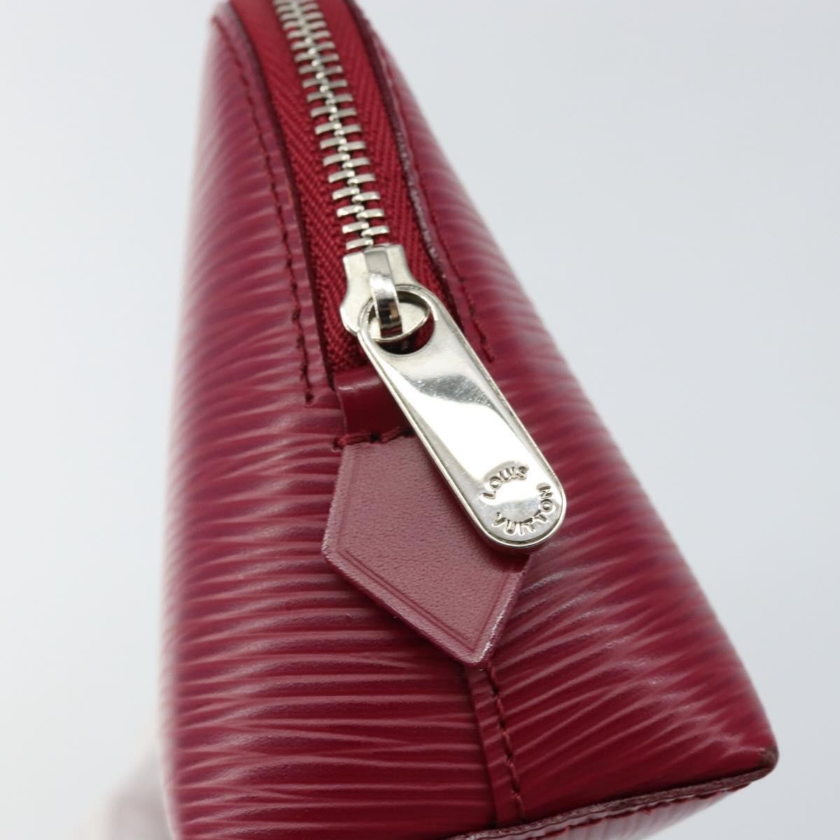 Louis Vuitton Cosmetic Pouch Epi Leather, PINK, LEATHER, Clutche & pouche