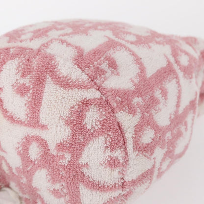 Christian Dior Vintage Trotter Pouch Pile, PINK, COTTON, Clutche & pouche