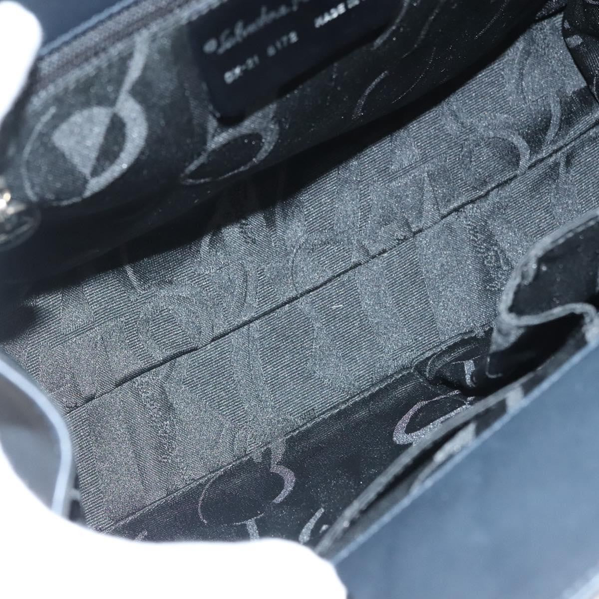 Salvatore Ferragamo Soft W Tote Leather, BLACK, LEATHER, Tote bag