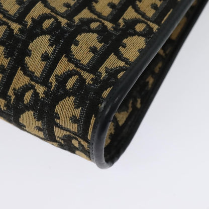 Christian Dior Vintage Trotter Crossbody Bag Canvas, BROWN, CANVAS, Shoulder bag