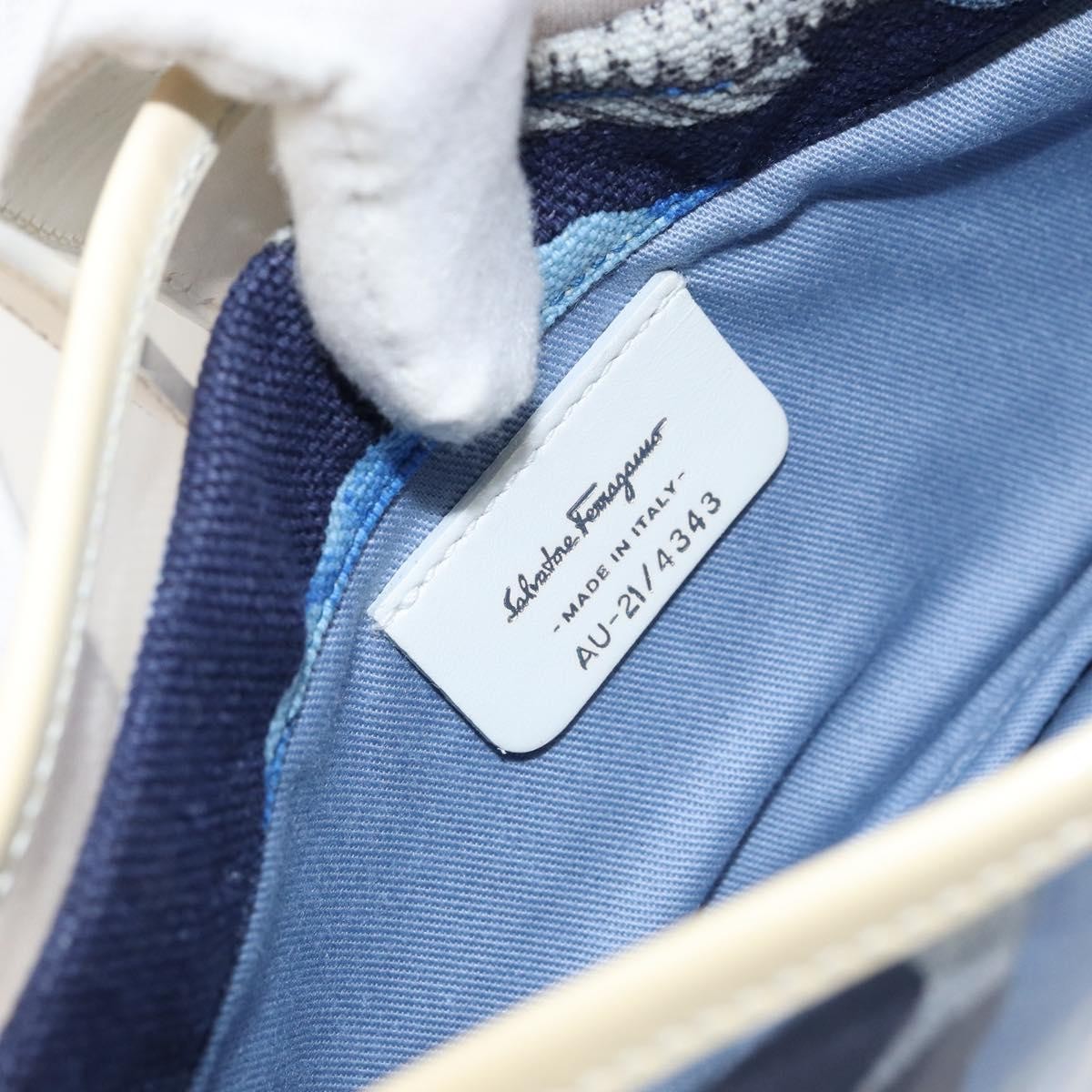 Salvatore Ferragamo Vintage Shoulder Bag Patent leather, BLUE, PATENT_LEATHER, Shoulder bag