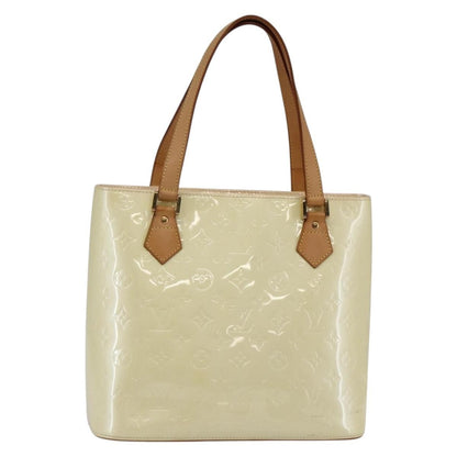 Louis Vuitton Houston Handbag Monogram Vernis, BEIGE, PATENT_LEATHER, Handbag