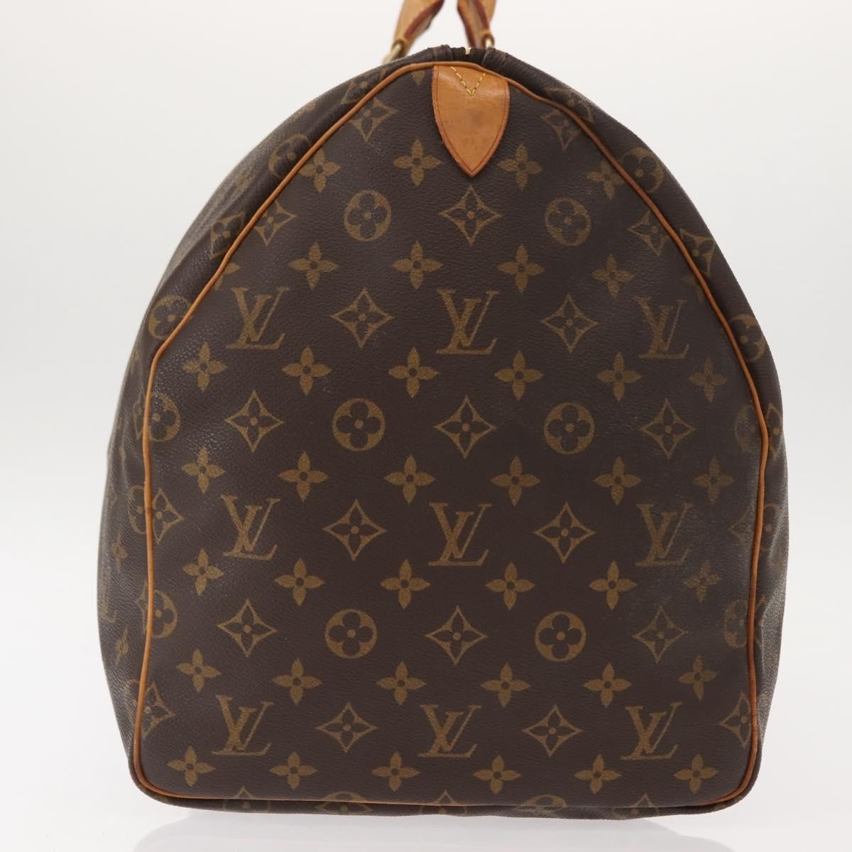 Louis Vuitton Keepall Bag Monogram Canvas, BROWN, CANVAS, Travel bag