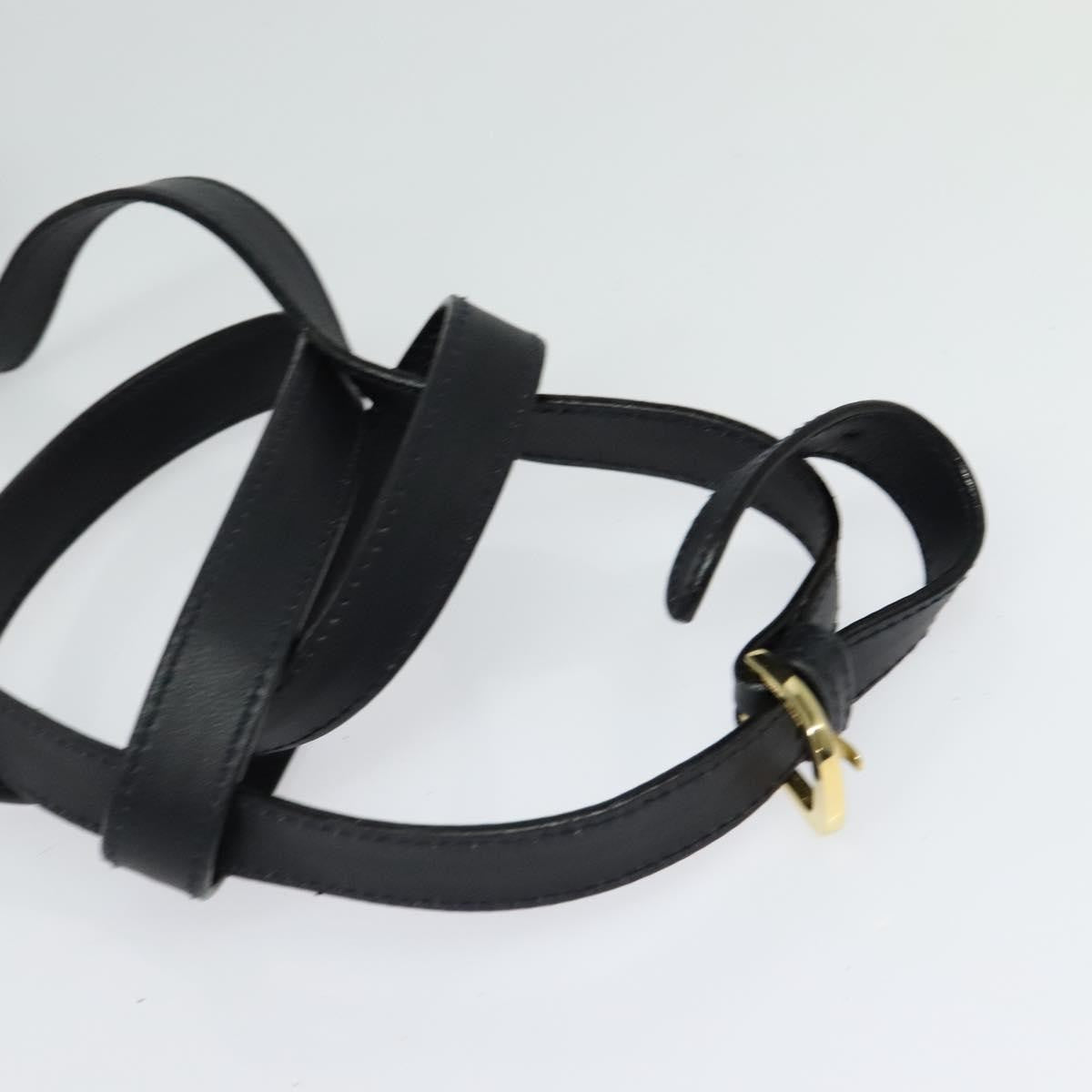 Salvatore Ferragamo Flap Shoulder Bag Leather, NAVY, LEATHER, Shoulder bag