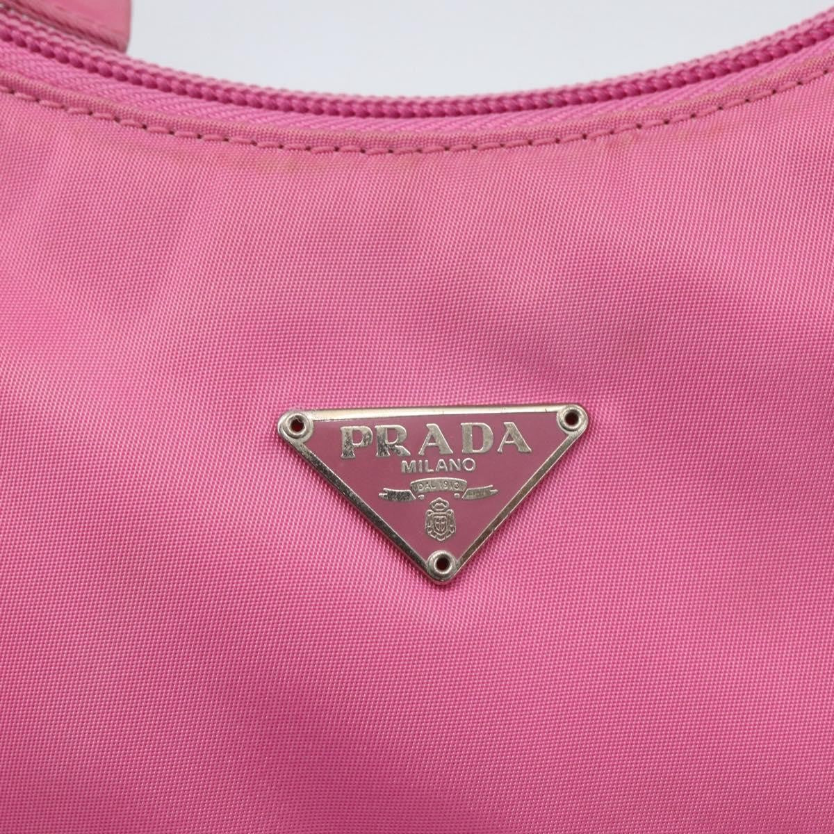 Prada Hobo Tessuto, PINK, NYLON, Handbag