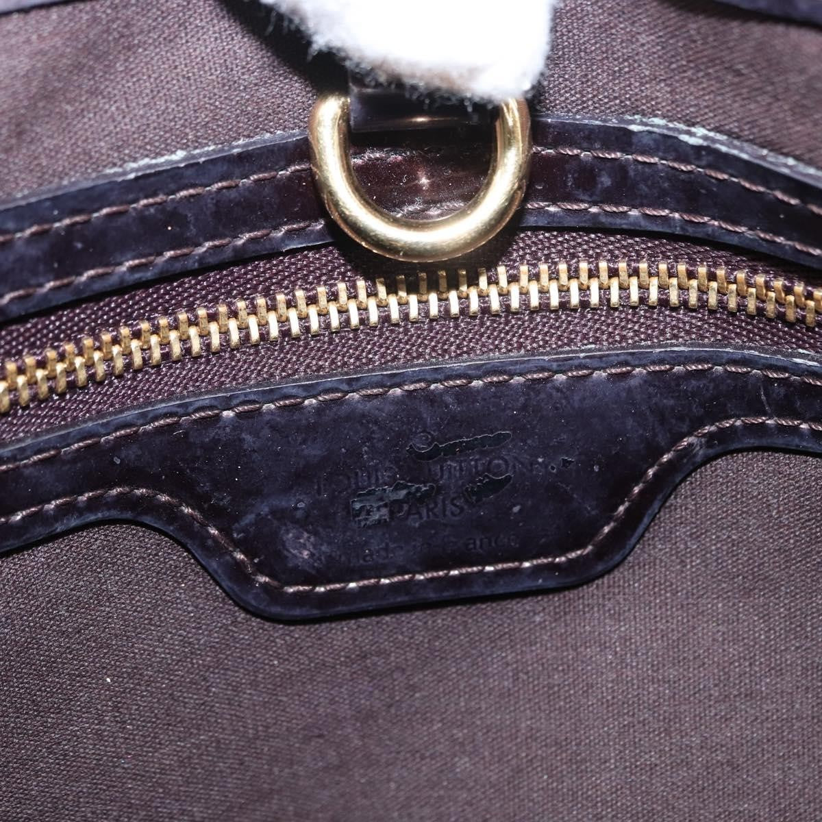 Louis Vuitton Wilshire Handbag Monogram Vernis, BURGUNDY, PATENT_LEATHER, Tote bag