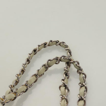 Chanel Chain Me Tote Quilted Calfskin, WHITE, LEATHER, Tote bag