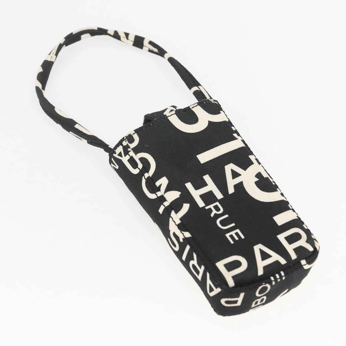 Chanel 31 Rue Cambon Beach Zip Tote Printed Canvas, BLACK, CANVAS, Tote bag