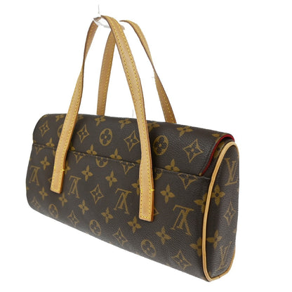 Louis Vuitton Sonatine Handbag Monogram Canvas, BROWN, CANVAS, Handbag