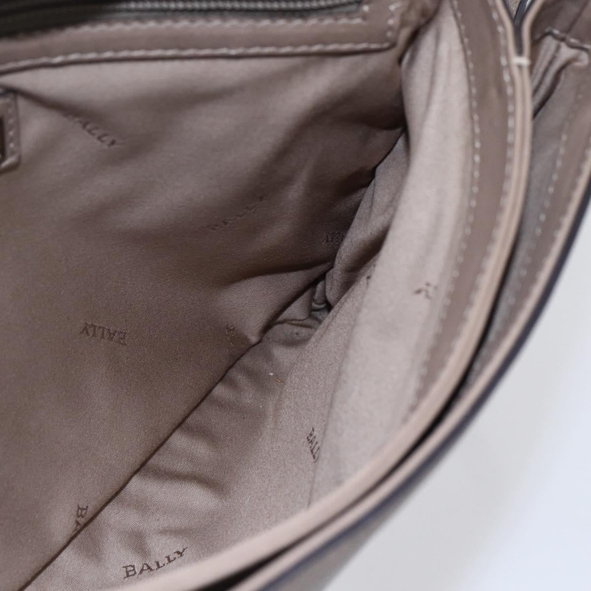 Bally Vintage Shoulder Bag Leather, BEIGE, LEATHER, Shoulder bag