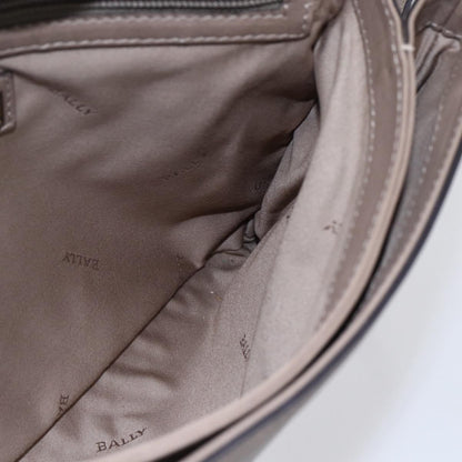 Bally Vintage Shoulder Bag Leather, BEIGE, LEATHER, Shoulder bag