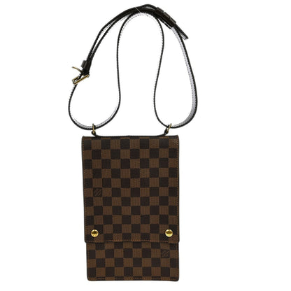 Louis Vuitton Portobello Messenger Damier, BROWN, CANVAS, Shoulder bag