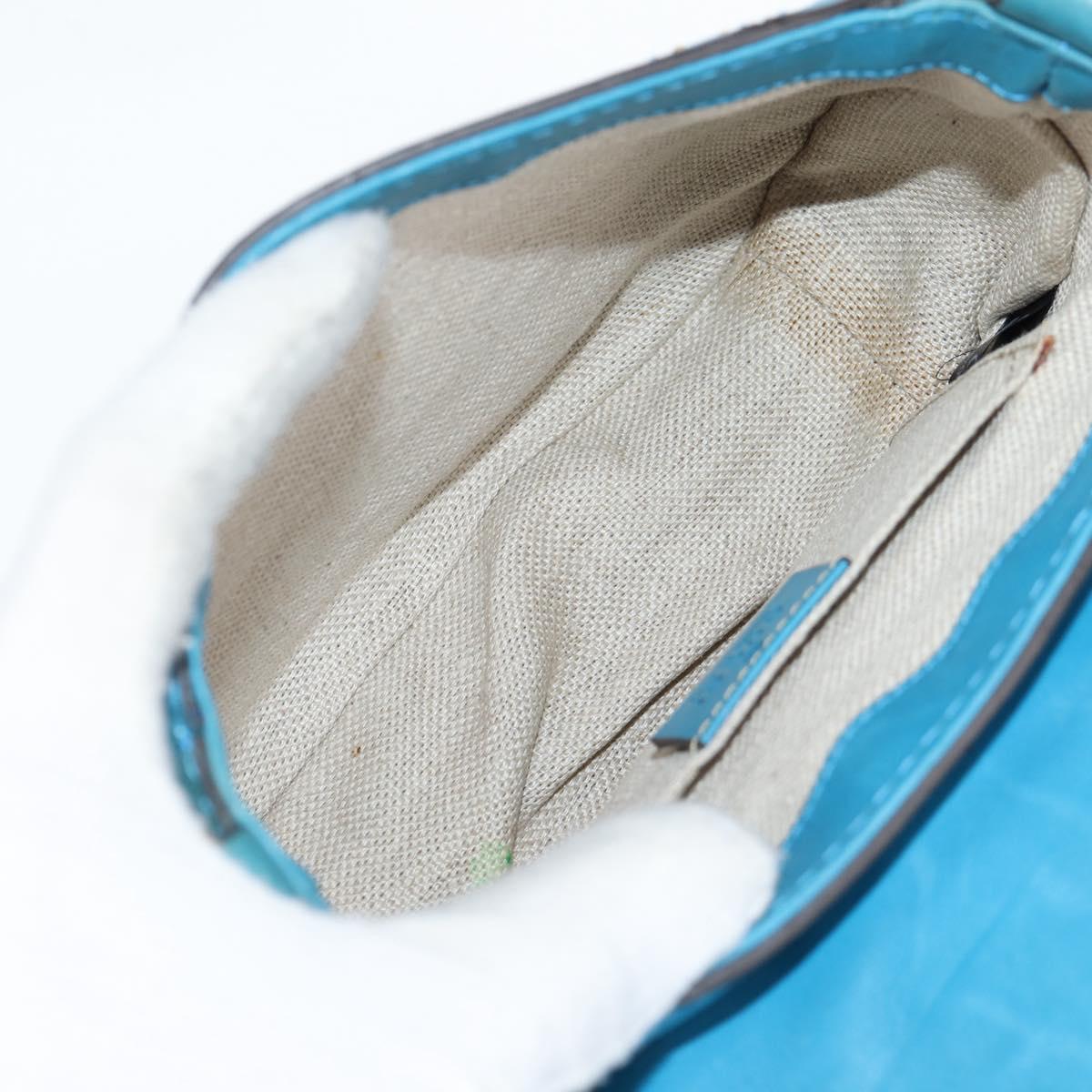 Gucci Snaffle Bit Crossbody Bag Leather, BLUE, LEATHER, Crossbody bag