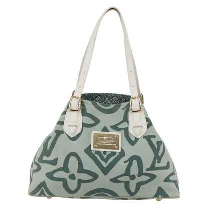 Louis Vuitton Tahitienne Cabas Canvas, GREEN, CANVAS, Tote bag