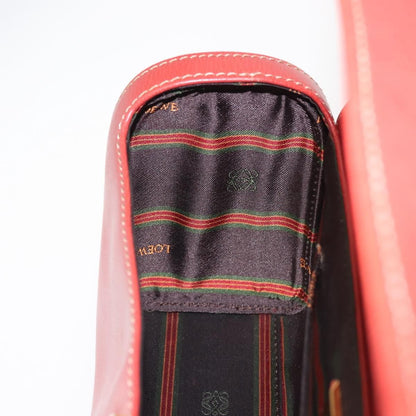 Loewe Vintage Velazquez Top Handle Bag Leather, RED, LEATHER, Handbag