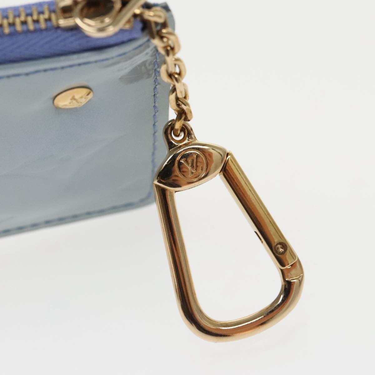 Louis Vuitton Pochette clés NM Monogram Vernis Patent Leather, PURPLE, PATENT_LEATHER, Wallets