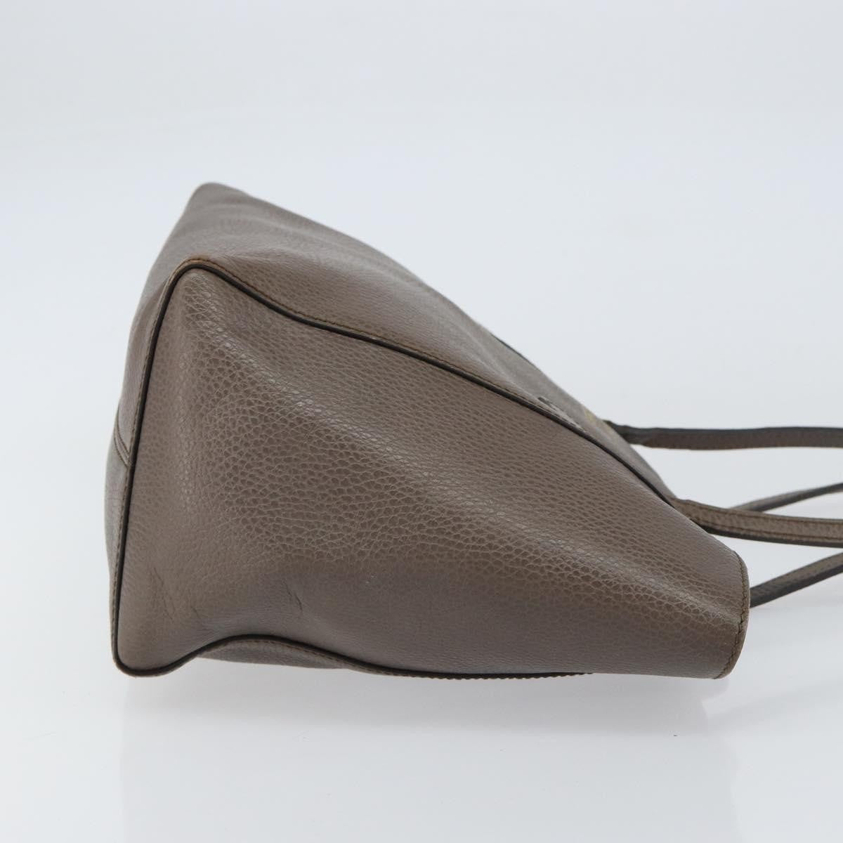 Gucci Swing Tote Leather, GRAY, LEATHER, Tote bag