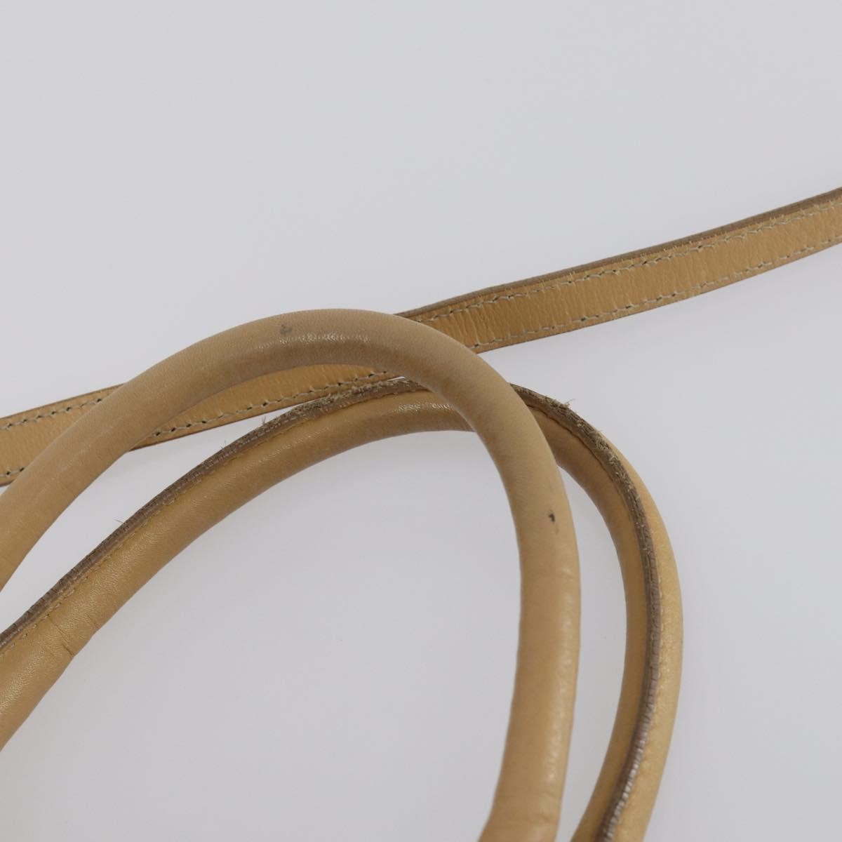 Fendi Twins Tote Leather, BEIGE, LEATHER, Tote bag