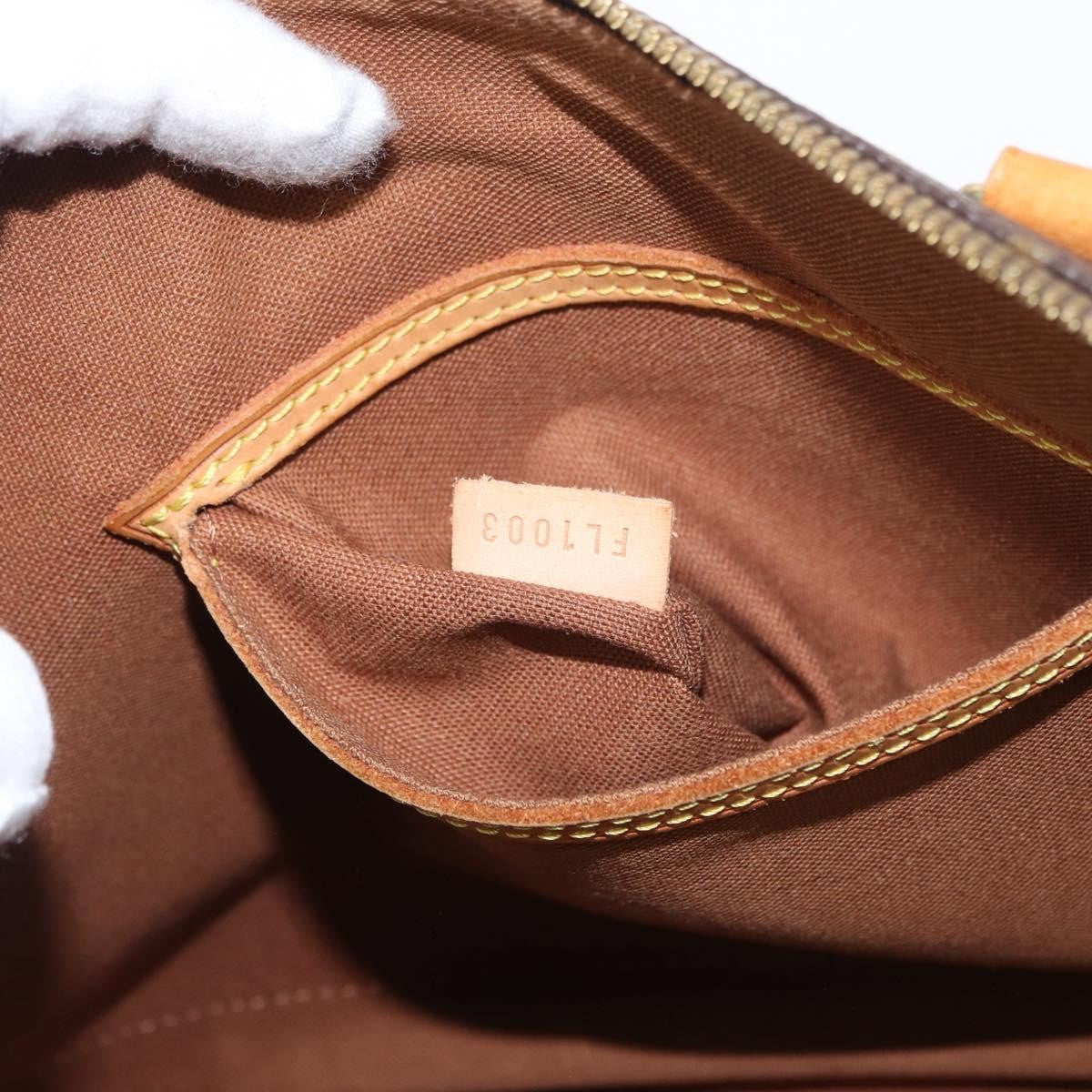 Louis Vuitton Alma Handbag Monogram Canvas, BROWN, CANVAS, Handbag