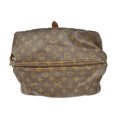 Louis Vuitton Saumur Handbag Monogram Canvas, BROWN, CANVAS, Shoulder bag