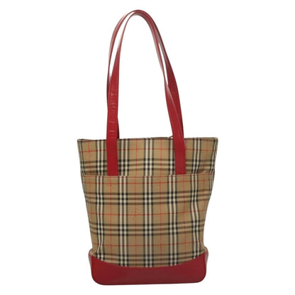 Burberry Nova Check Tote canvas check pattern, BEIGE, CANVAS, Tote bag