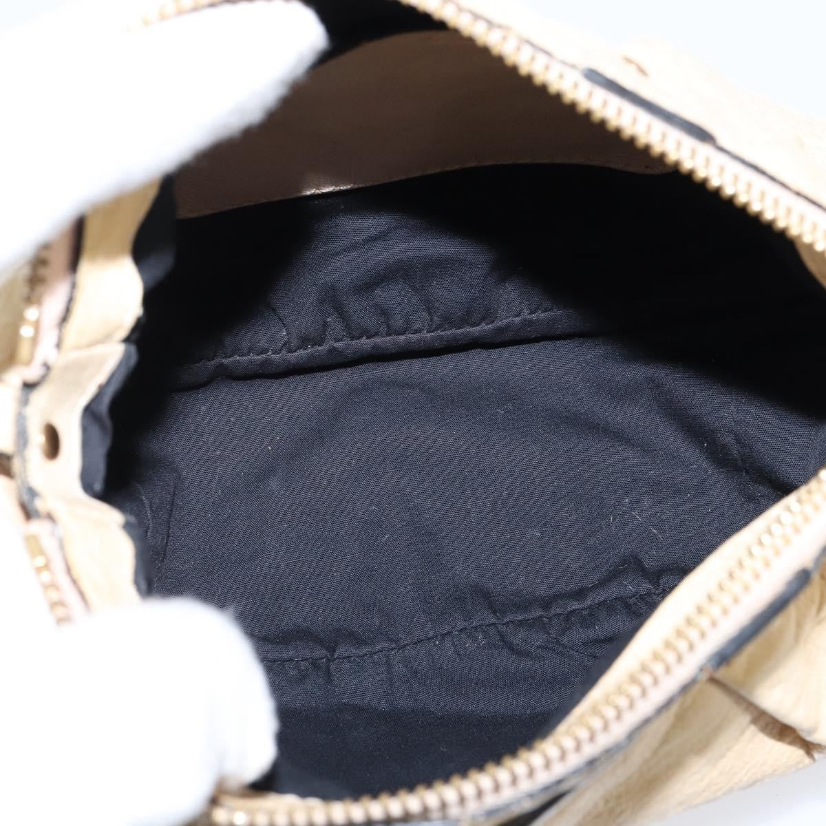 Chloe Vintage Shoulder Bag Leather, BEIGE, LEATHER, Shoulder bag