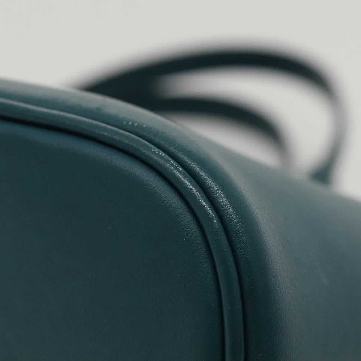 Bvlgari Handbag Leather, TURQUOISE, LEATHER, Handbag