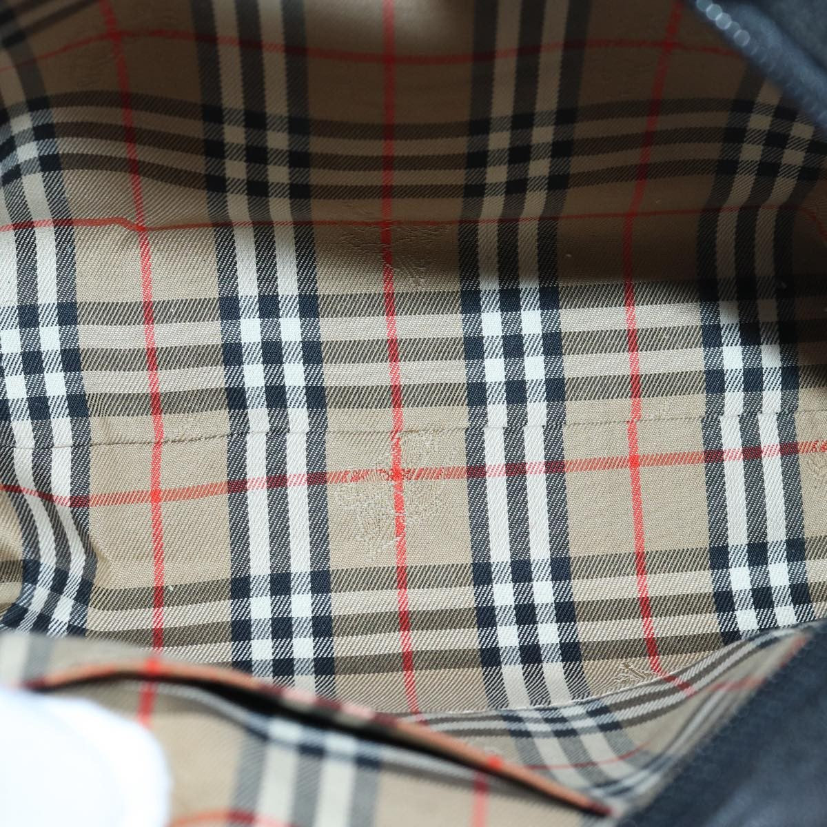 Burberry Vintage Handbag Suede, BLACK, SUEDE, Handbag