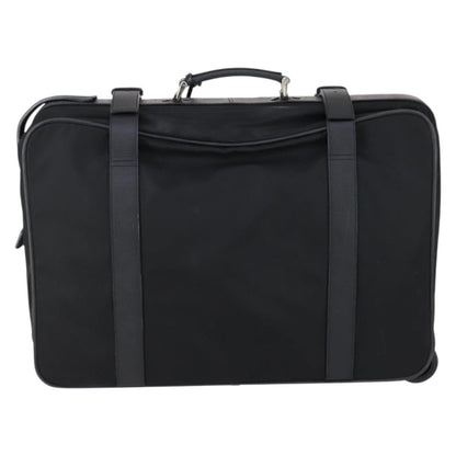 Prada Trunk Bag Nylon, BLACK, NYLON, Travel bag
