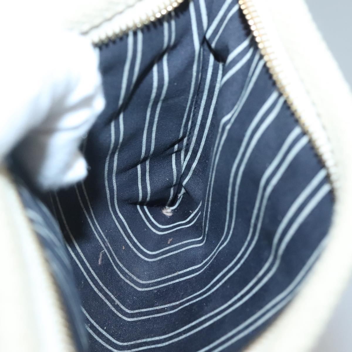 Louis Vuitton Antigua Pouch Canvas, WHITE, CANVAS, Clutche & pouche