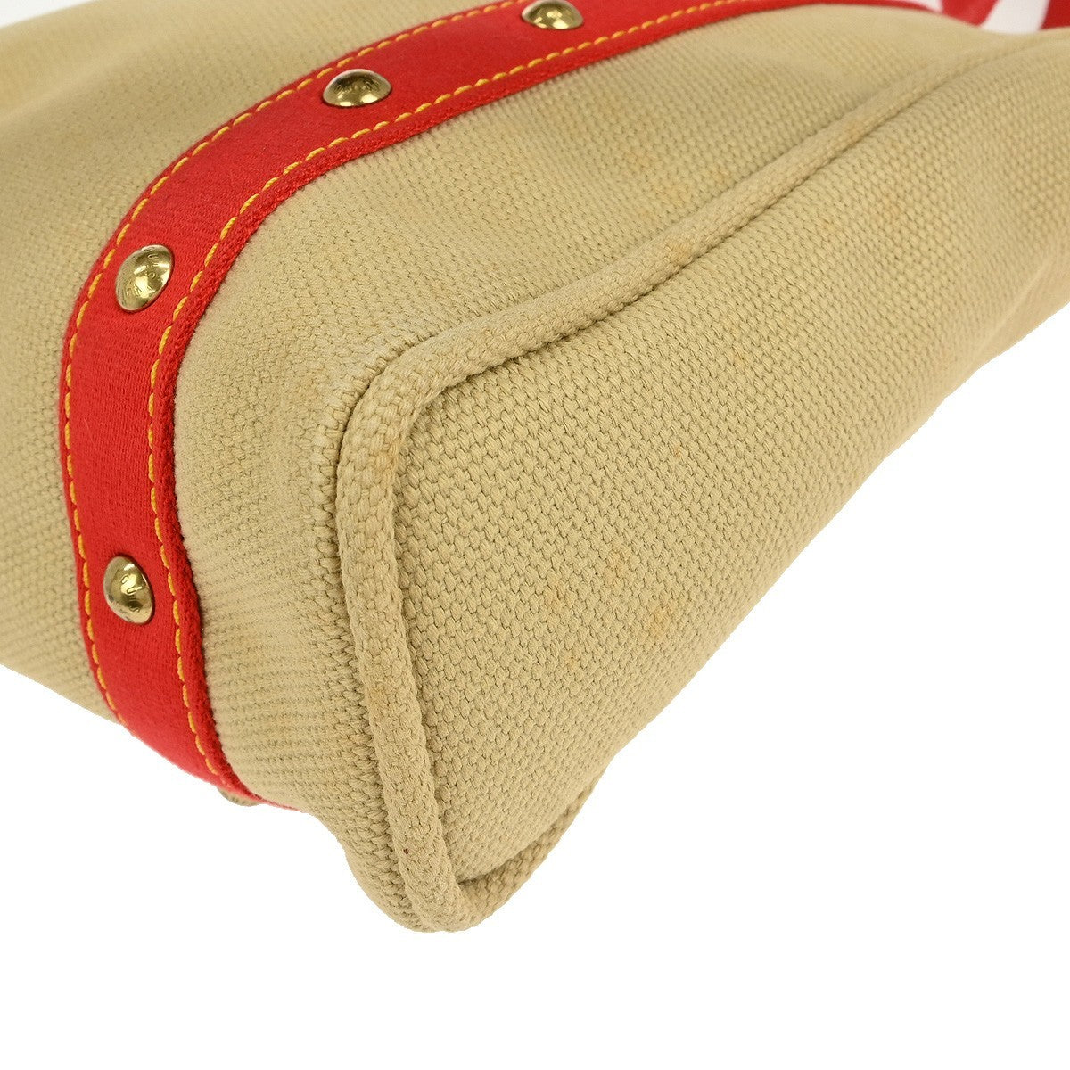 Louis Vuitton Antigua Tote Canvas, BEIGE, CANVAS, Tote bag