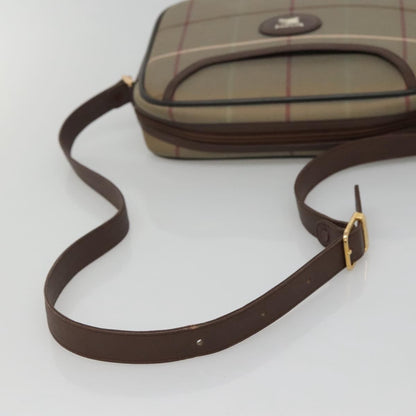 Burberry Nova check Shoulder bag Canvas, BEIGE, CANVAS, Shoulder bag
