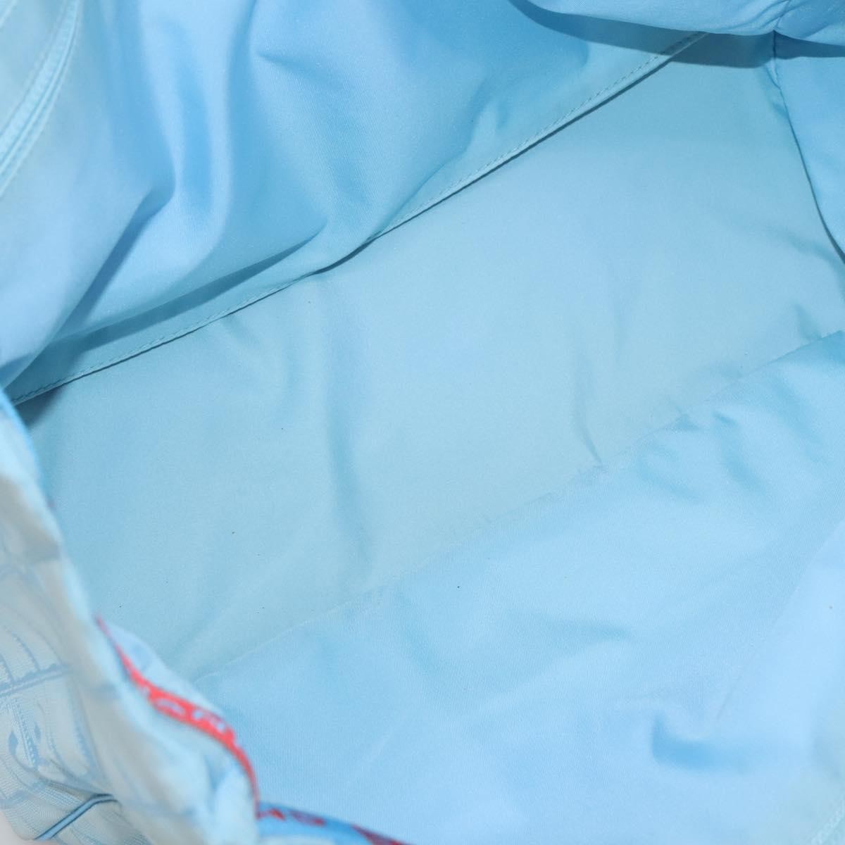 Chanel Travel Line Tote Nylon, BLUE, NYLON, Tote bag