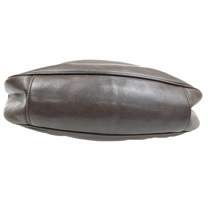 Gucci Vintage Bamboo Shoulder Bag Leather, BROWN, LEATHER, Shoulder bag