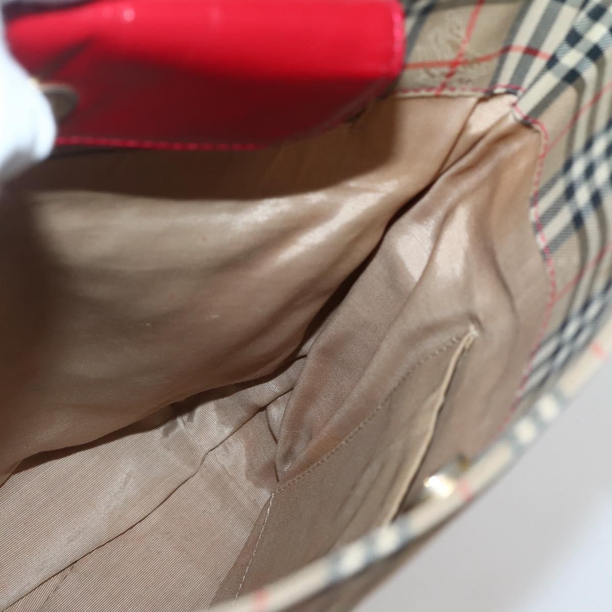 Burberry Nova Check Tote canvas check pattern, BEIGE, CANVAS, Tote bag