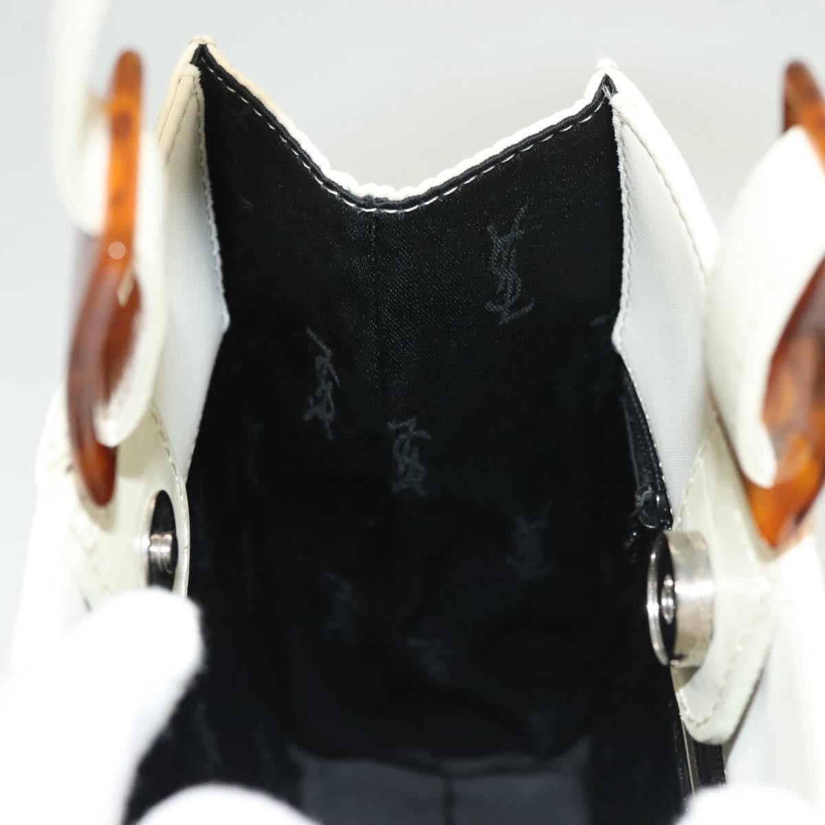 Saint Laurent Vintage Handbag Nylon, BEIGE, NYLON, Handbag