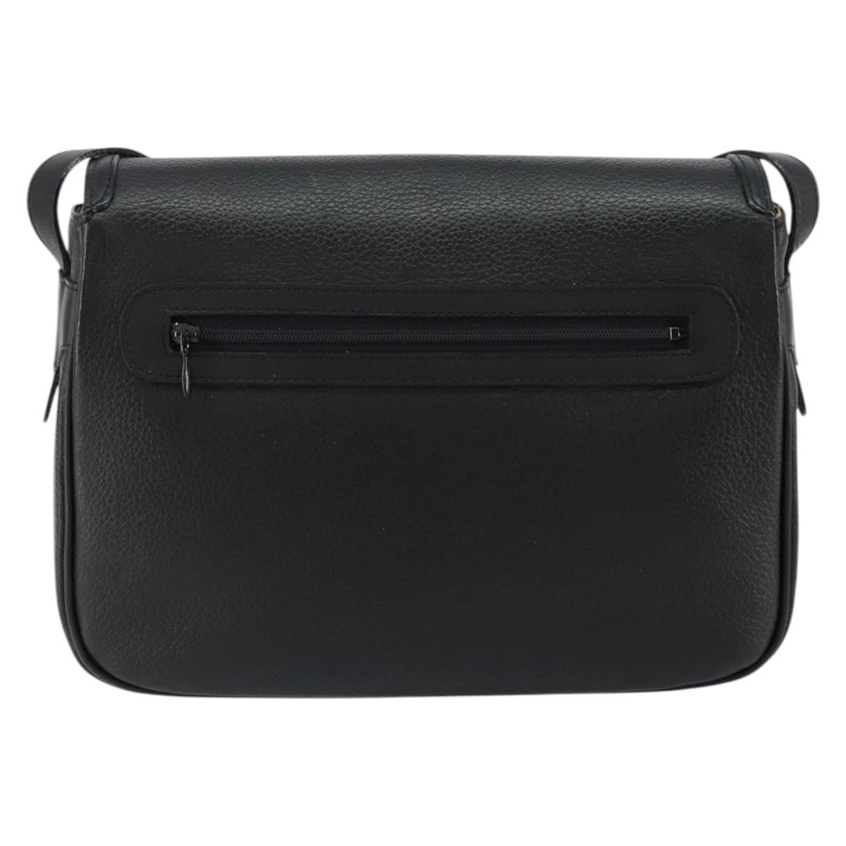 Burberry Flap Shoulder Bag Leather, BLACK, LEATHER, Shoulder bag