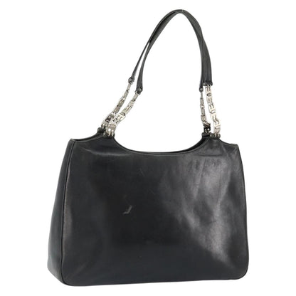 Bally Vintage Handbag Leather, BLACK, LEATHER, Handbag