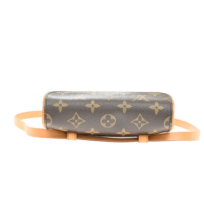 Louis Vuitton Florentine Waist Bag Monogram Canvas, BROWN, CANVAS, Clutche & pouche