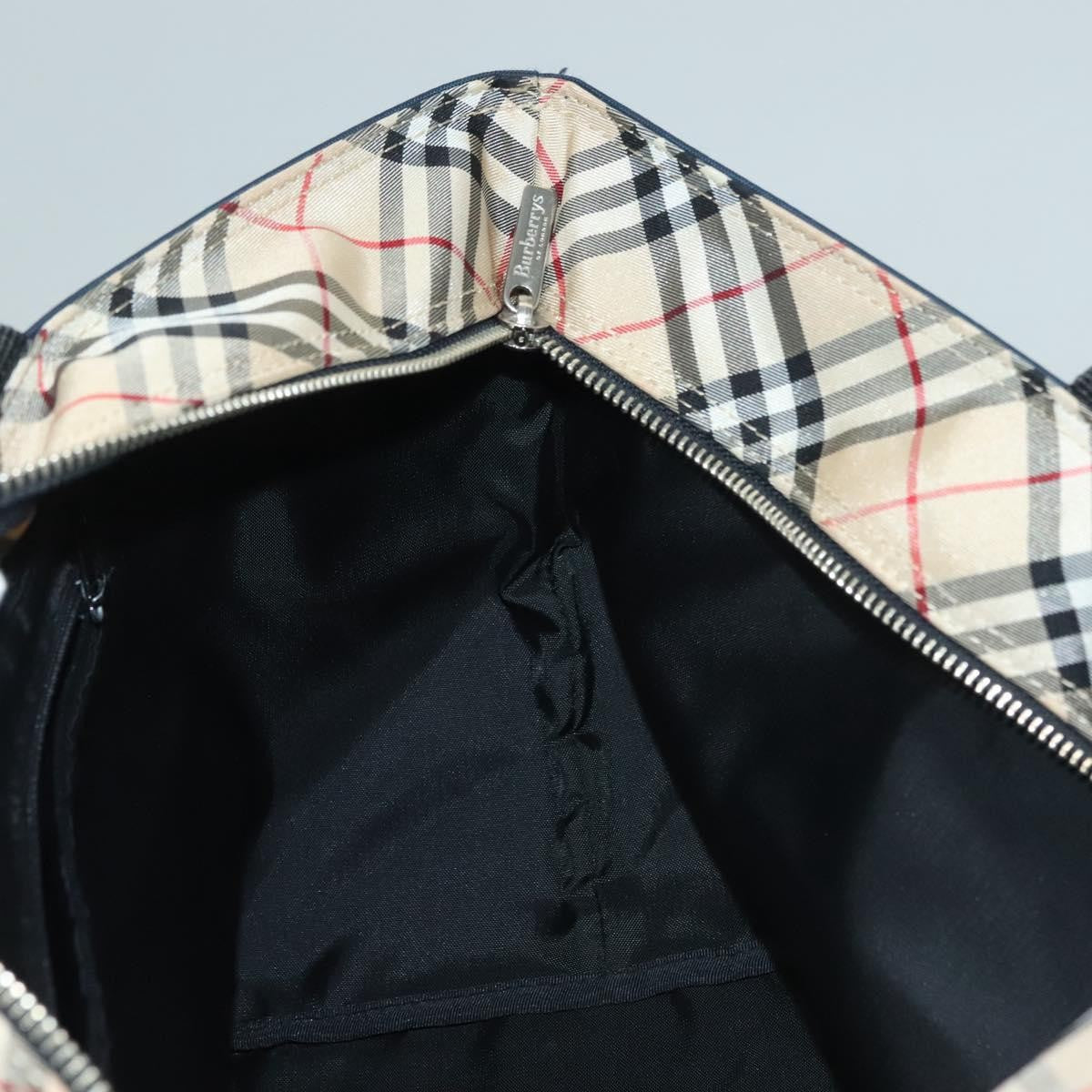 Burberry Nova Check Tote Nylon, NAVY, NYLON, Tote bag