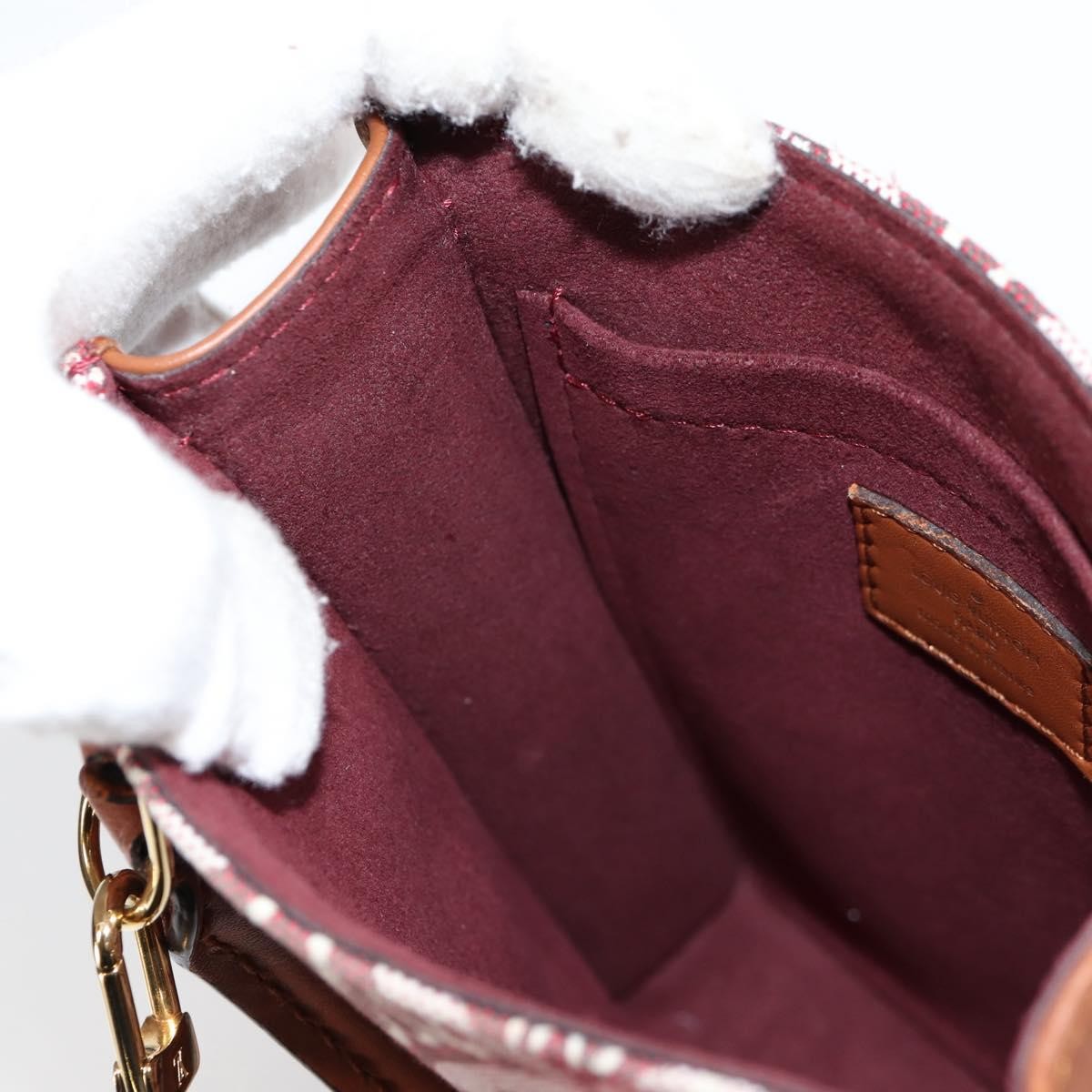 Louis Vuitton Petit Sac Plat Bag Limited Edition Since 1854 Monogram Jacquard, BROWN, CANVAS, Handbag