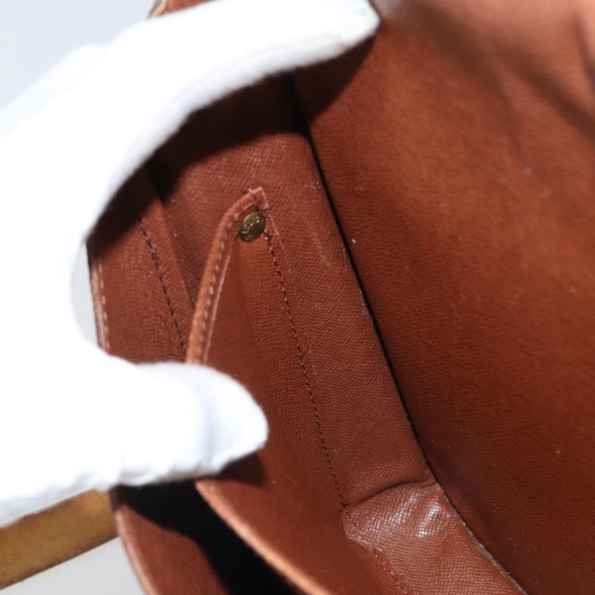 Louis Vuitton Cartouchiere Handbag Monogram Canvas, BROWN, CANVAS, Shoulder bag