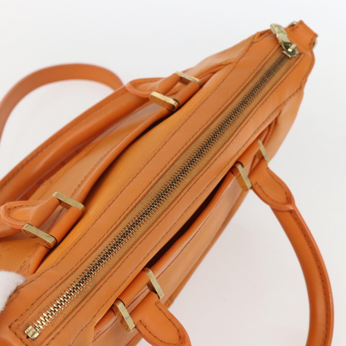 Louis Vuitton Danura Handbag Epi, ORANGE, LEATHER, Handbag