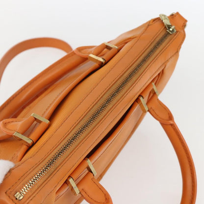 Louis Vuitton Danura Handbag Epi, ORANGE, LEATHER, Handbag